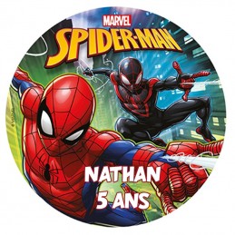 disque spiderman personnalisé