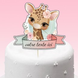 cake topper girafe
