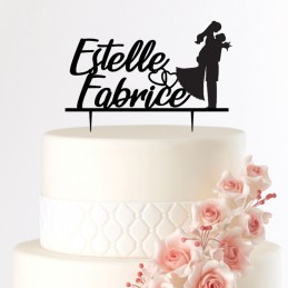 cake topper mariage
