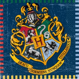 serviette en papier Harry Potter