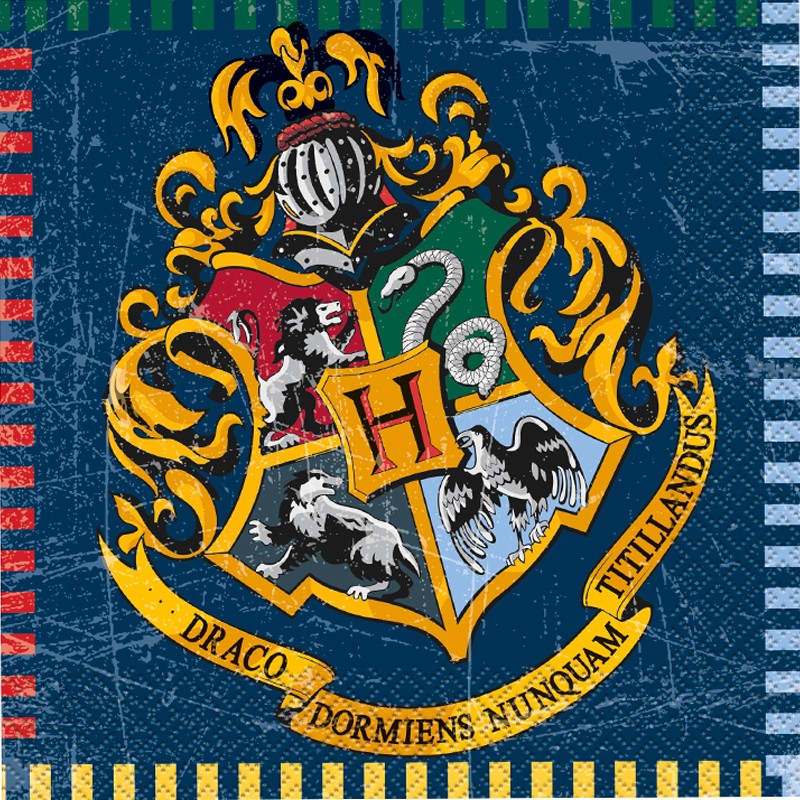 Serviette Anniversaire Harry Potter - Serviette Papier Harry Potter