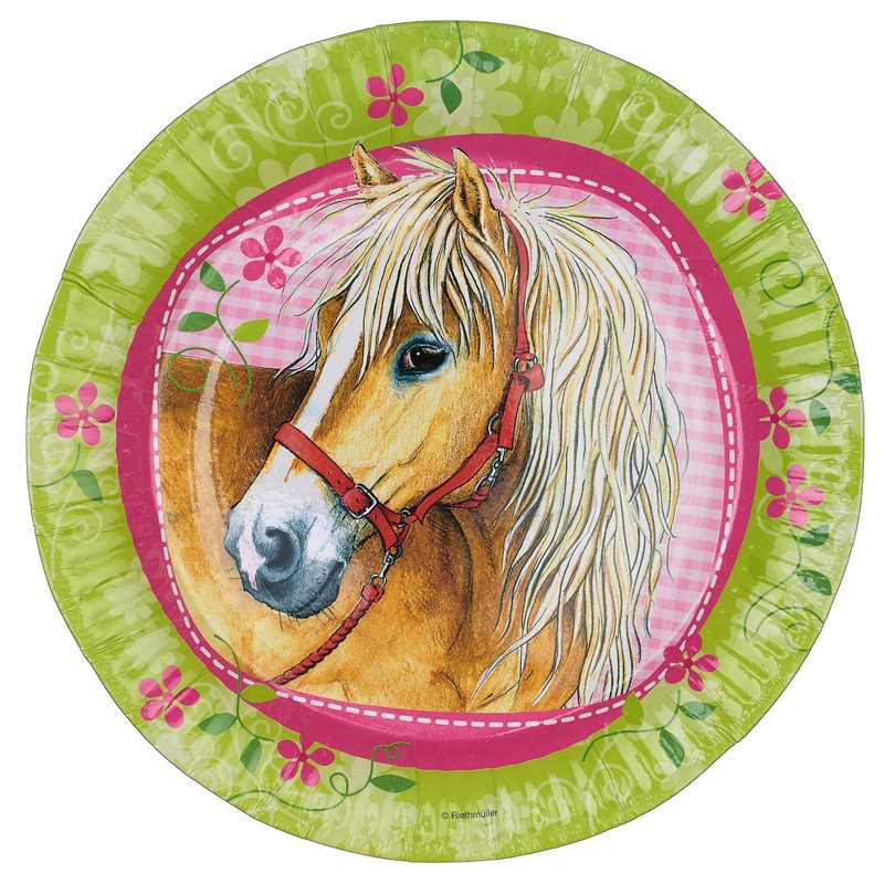 assiettes cheval