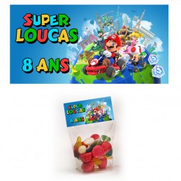 sachet de bonbon mario