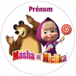 disque alimentaire masha et michka