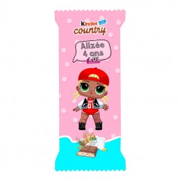 kinder country poupee lol personnalise