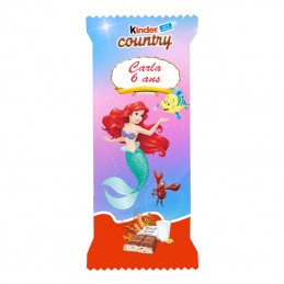 kinder country ariel la petire sirene personnalise