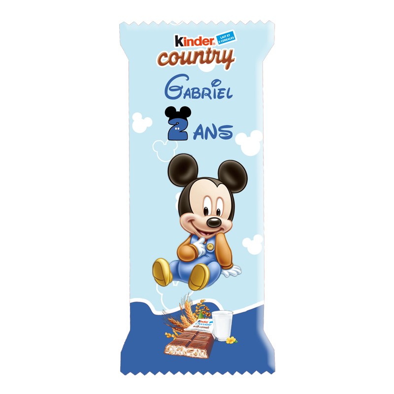 kinder country mickey personnalisz