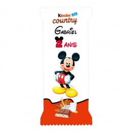 kinder country mickey personnalise