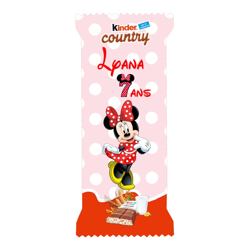 kinder country minnie personnalise