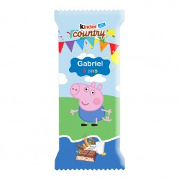 kinder country peppa pig personnalise
