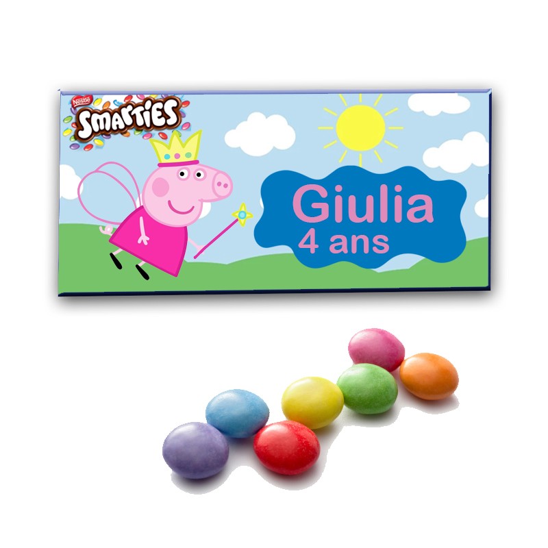 boite mini smarties peppa pig