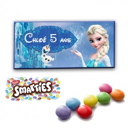 mini smarties reine des neiges personnalise