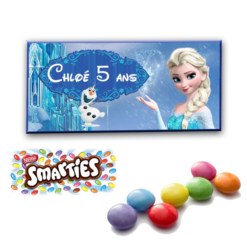 mini smarties reine des neiges personnalise mini smarties reine des neiges personnalise