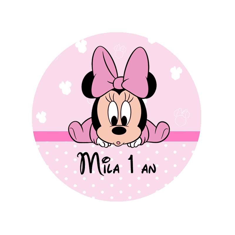 etiquette minnie personnalisee etiquette minnie personnalisee