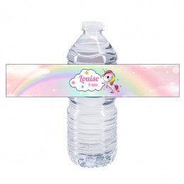 30 étiquettes Bouteille D'eau 50e Anniversaire | Autocollants Avec Ballons - Pour Fête, Mariage, événement