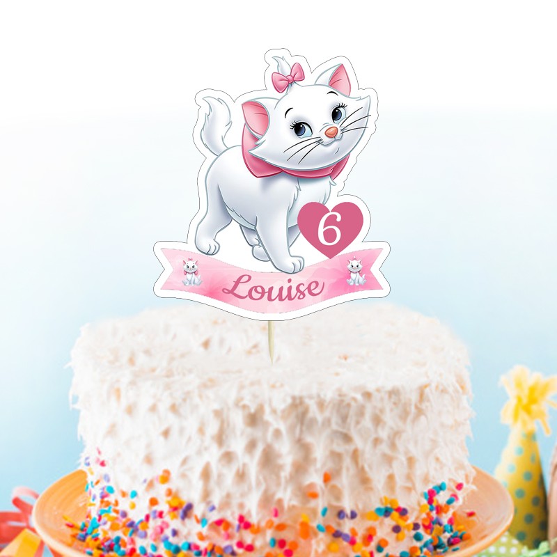 Décoration de gâteau Mariage (personnalisable) XL - Modèle Charlotte - Cake  Topper - La Boîte à Cookies