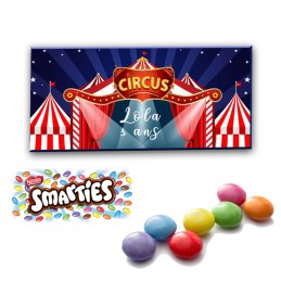 smarties cirque personnalise