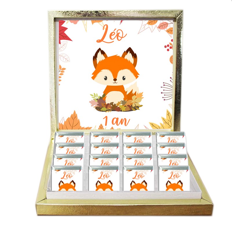 boite de chocolat personnalise renard boite de chocolat personnalise renard