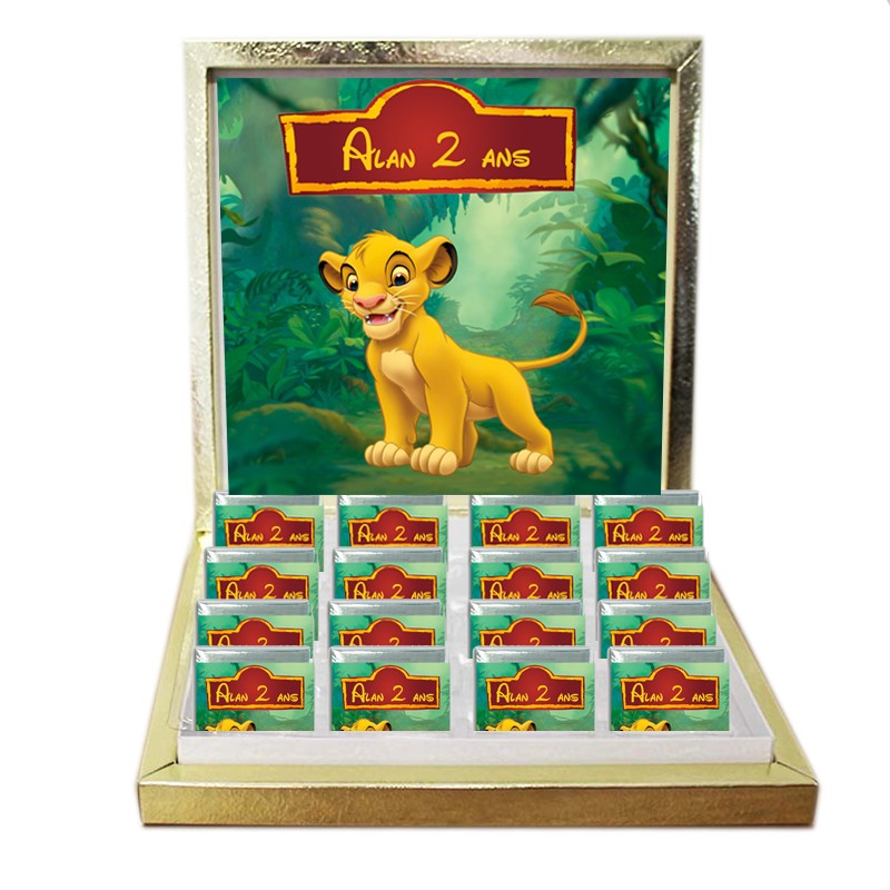 boite de chocolat le roi lion personnalisee boite de chocolat le roi lion personnalisee