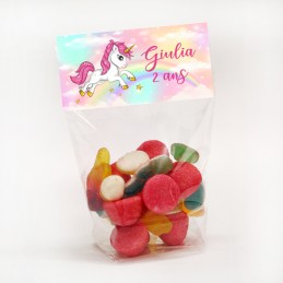 sachet de bonbon licorne