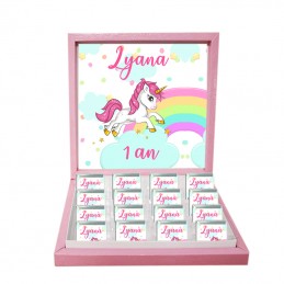 boite de chocolat licorne