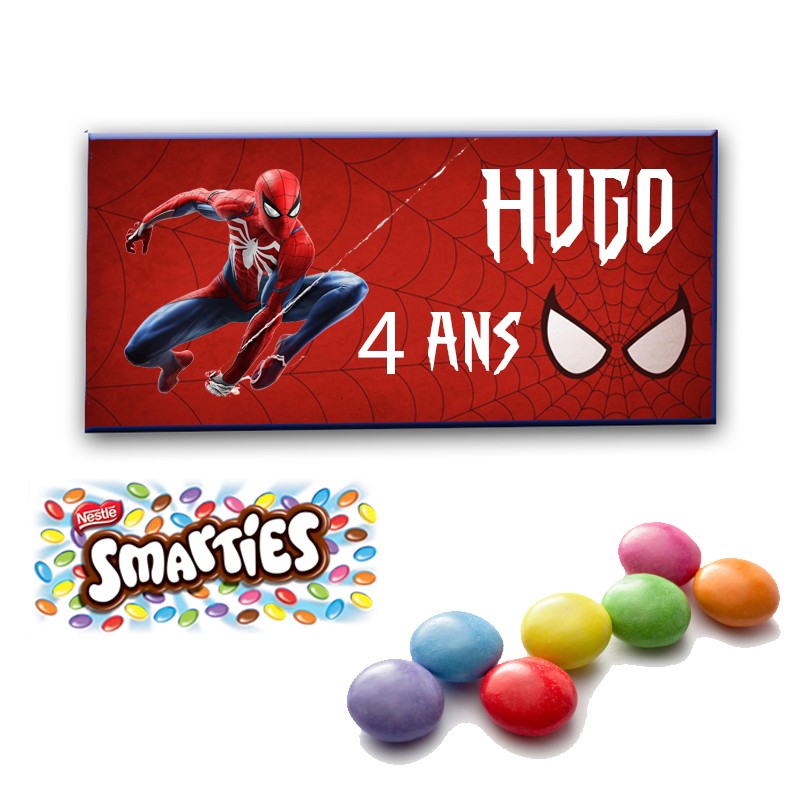 smarties spiderman