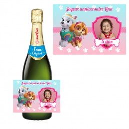 etiquette champomy pat patrouille personnalisee