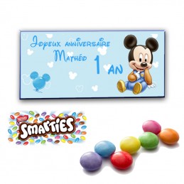 smarties mickey personnalise