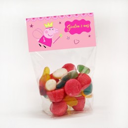 sachet de bonbon peppa pg personnalise