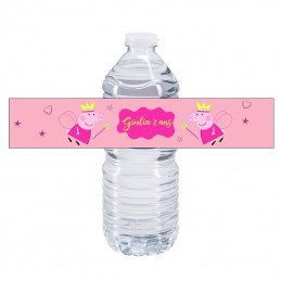 bouteille d'eau peppa pig personnalisée