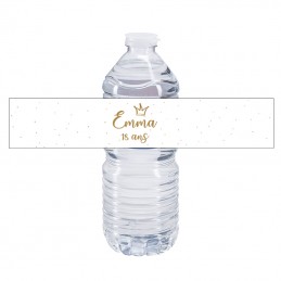 etiquette bouteille d'eau personnalisée