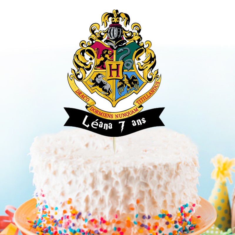 Décoration Gateau Harry Potter Personnalisée - Cake Topper Harry