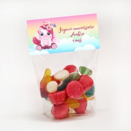 Sachet Bonbon Personnalisé Licorne