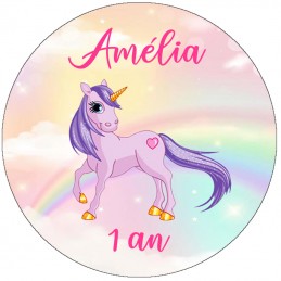 Etiquette Licorne