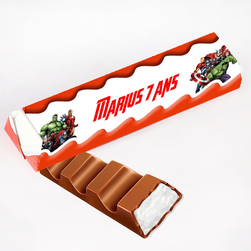 Kinder Maxi Personnalisé Avengers