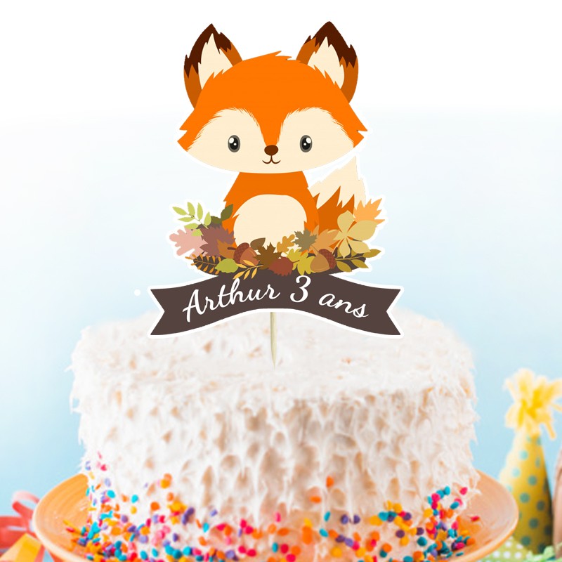 Decoration Gateau Renard Decoration Gateau Renard