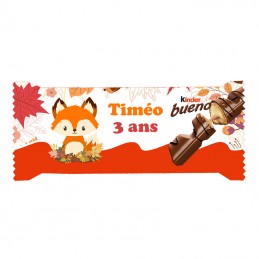 Kinder Bueno personnalisé Renard