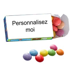 Boîte de Smarties personnalisée pour anniversaire enfant avec photo