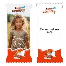Kinder Country personnalisé avec prénom pour anniversaire enfant
