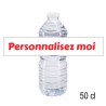 Etiquette bouteille d'eau personnalisée