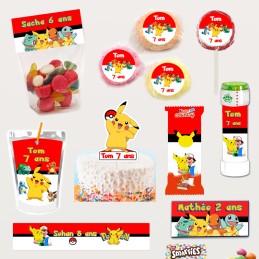 Decoration anniversaire Pokemon