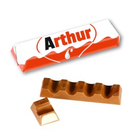 Bâtonnet Kinder Chocolat personnalisé avec photo pour cadeau invité