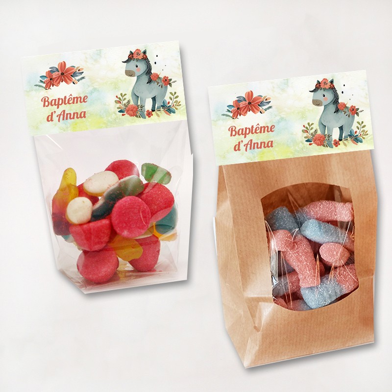 Sachet de bonbon personnalisé Sachet de bonbon personnalisé