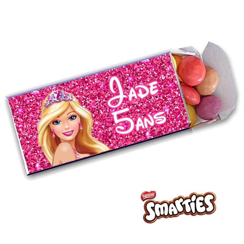 Smarties personnalisé Barbie Smarties personnalisé Barbie