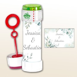Tube bulle savon personnalisé