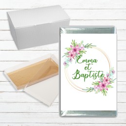 Chocolat personnalisé mariage