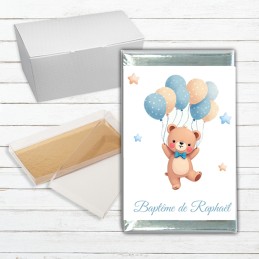 Chocolat personnalisé baptême