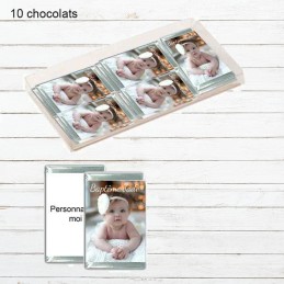 Chocolat personnalisé photo