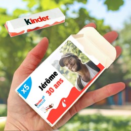 Kinder chocolat personnalisé