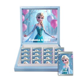 Chocolat personnalisé reine des neiges
